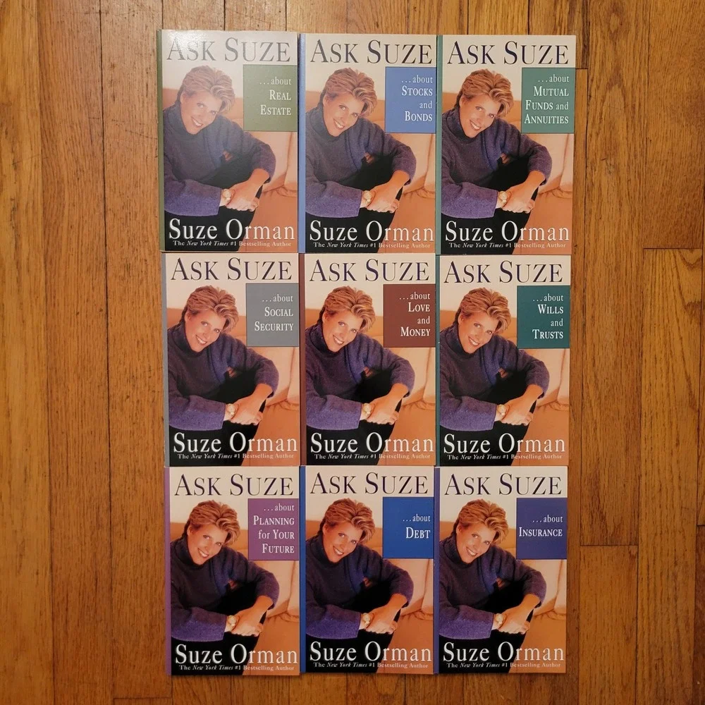 Ask Suze Financial Library 9 Volume Set Suze Orman Complete Collection‎ Gift